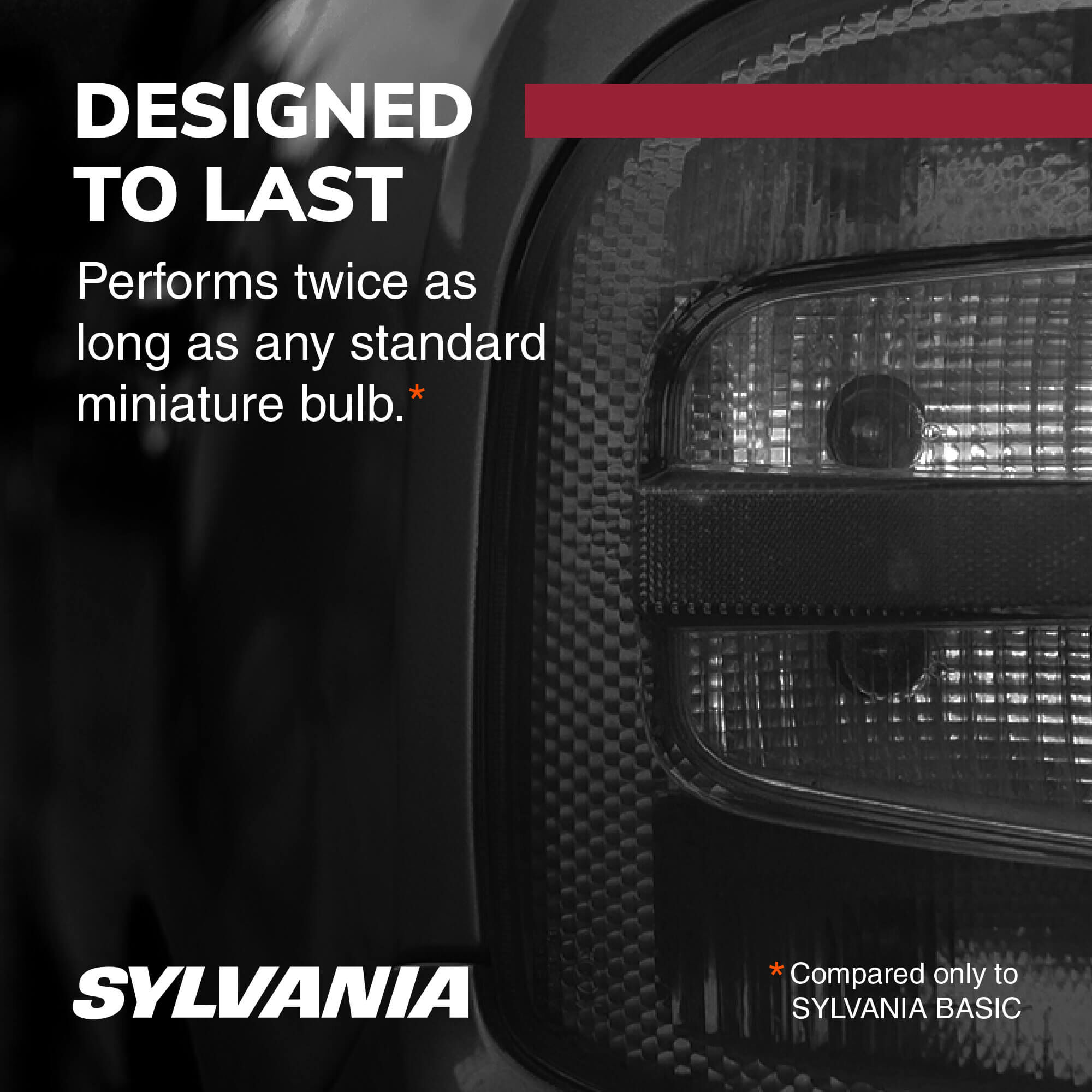 SYLVANIA 168NA Long Life Mini Bulb, 2 Pack